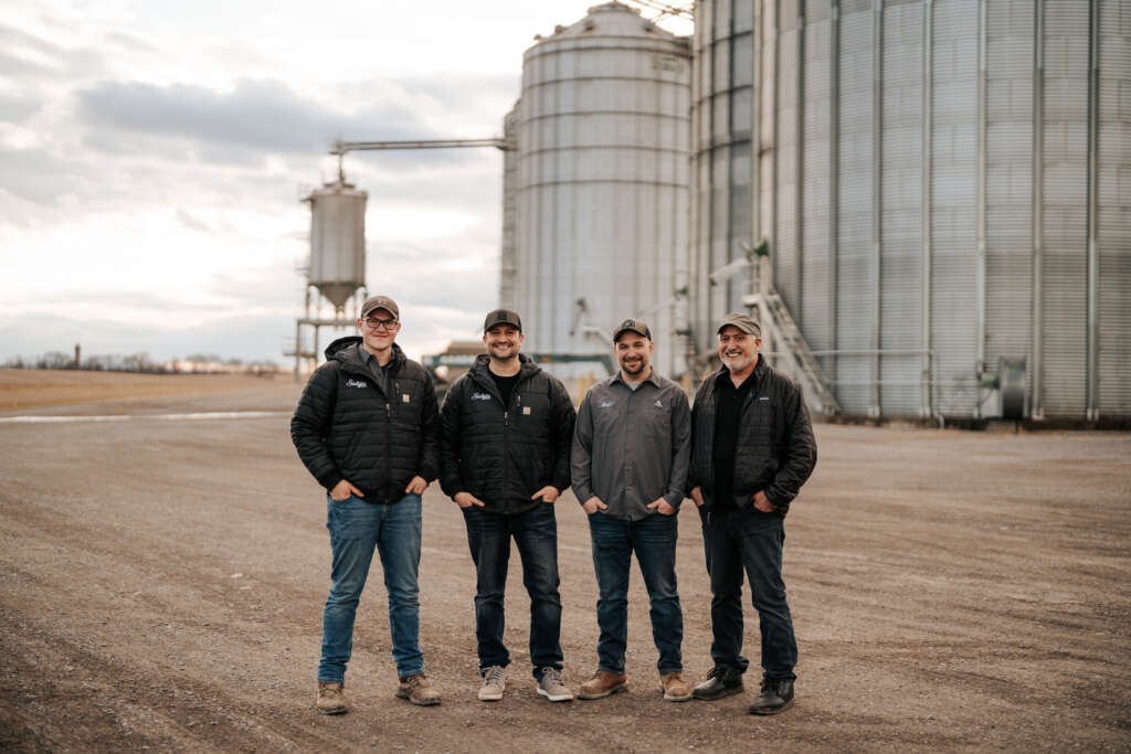 Group photo of the Stoltzfus Grain team